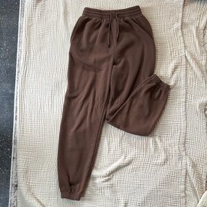 Angel Cult Brown Fleece Sweatpants - Size M
